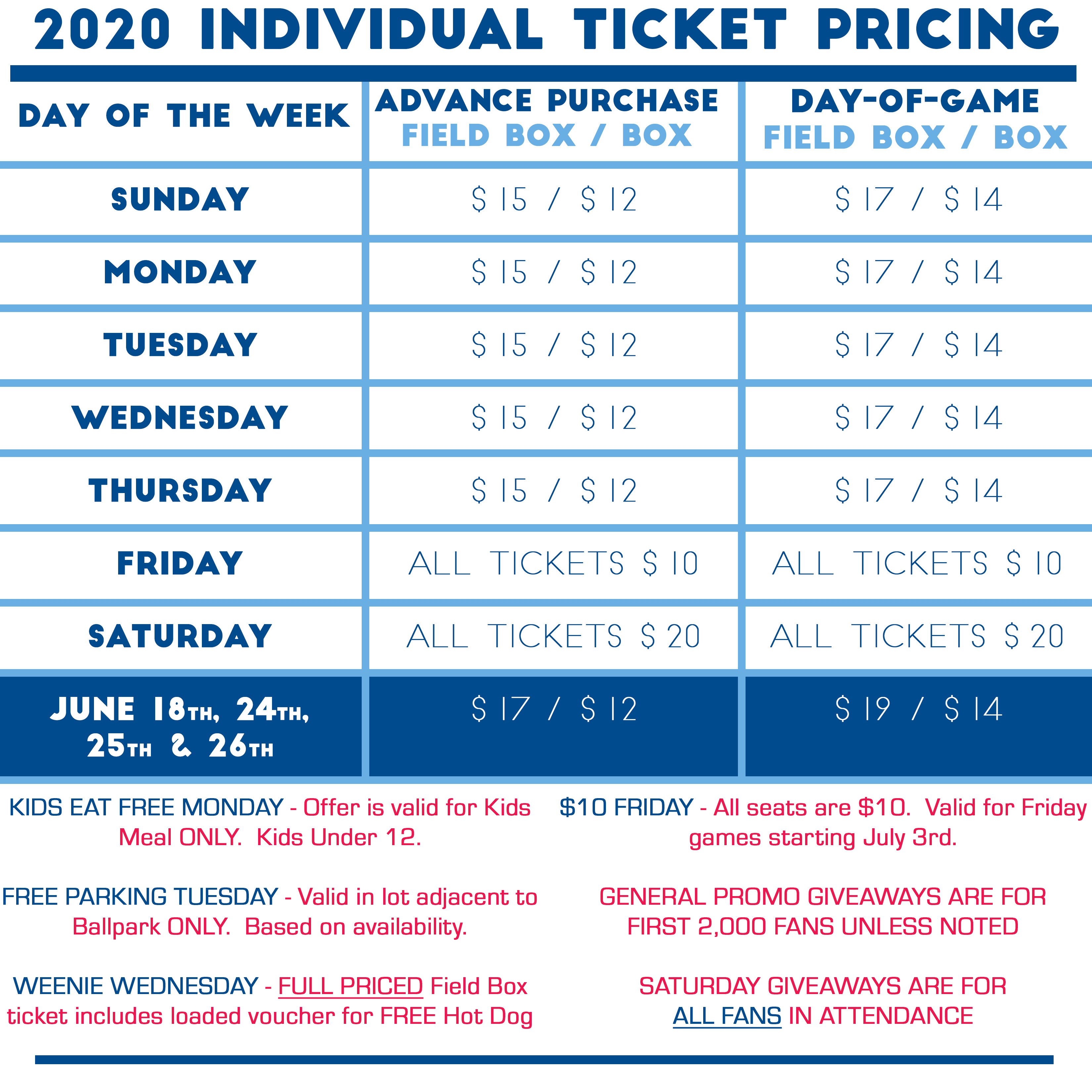 Individual Tickets